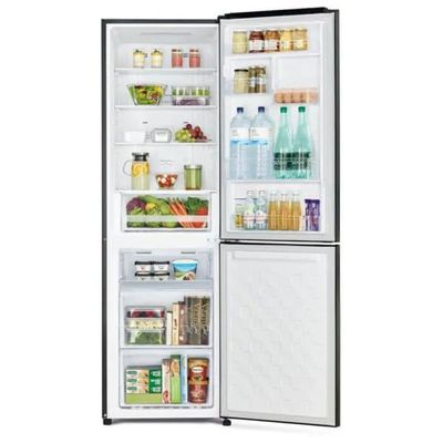 Hitachi French Bottom Freezer Refrigerator 1 Year Warranty RBG410PUK6GBK Black
